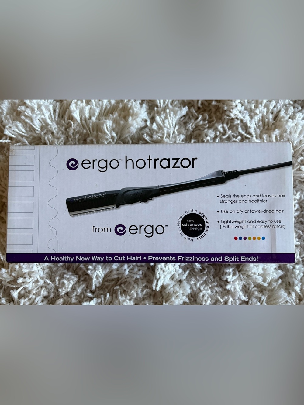 ERGO Professional Hot Razor – Heated Styling & Texturizing Tool NIB - Picture 8 of 8